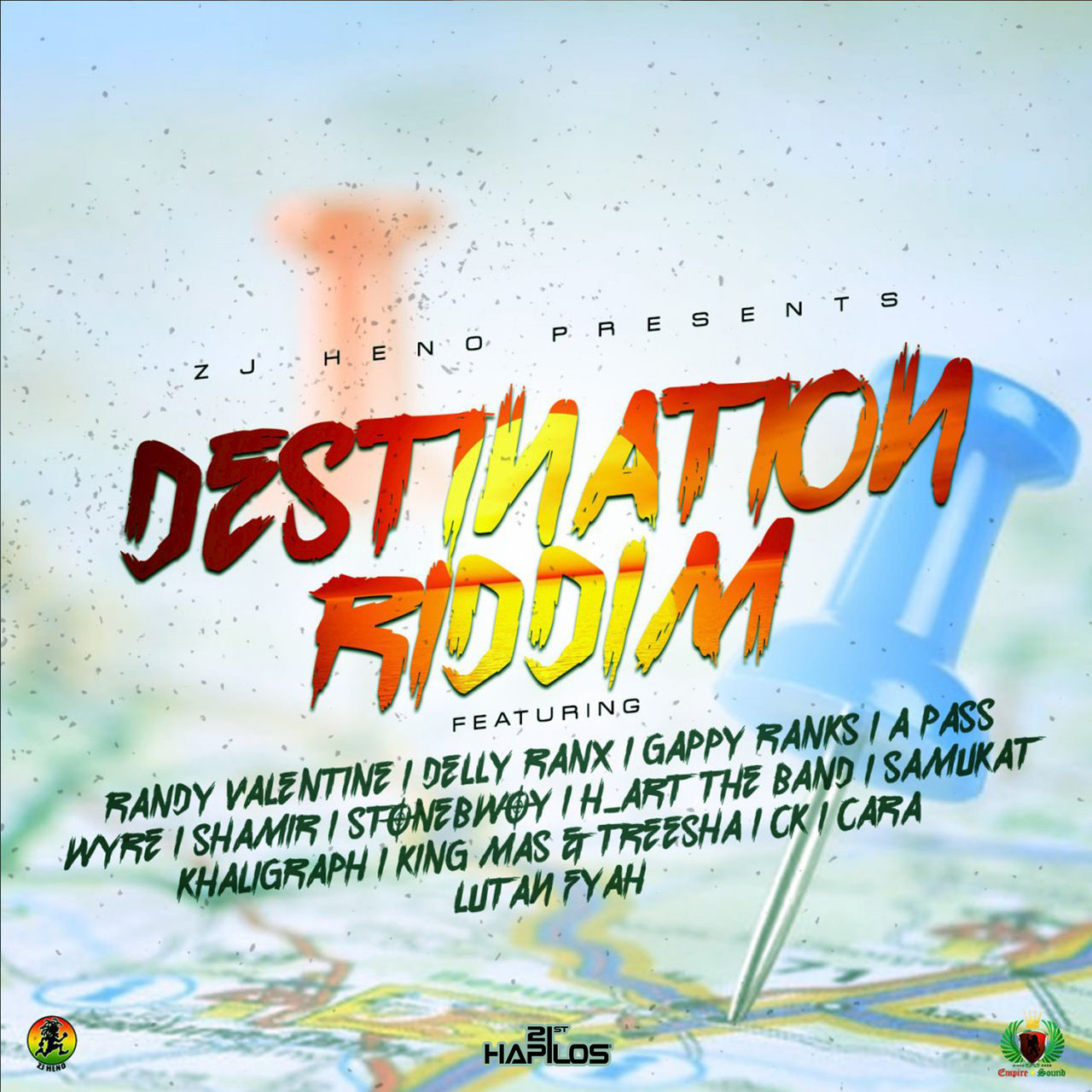 2016 - Destination Riddim (ZJ Heno) - Jamworld876